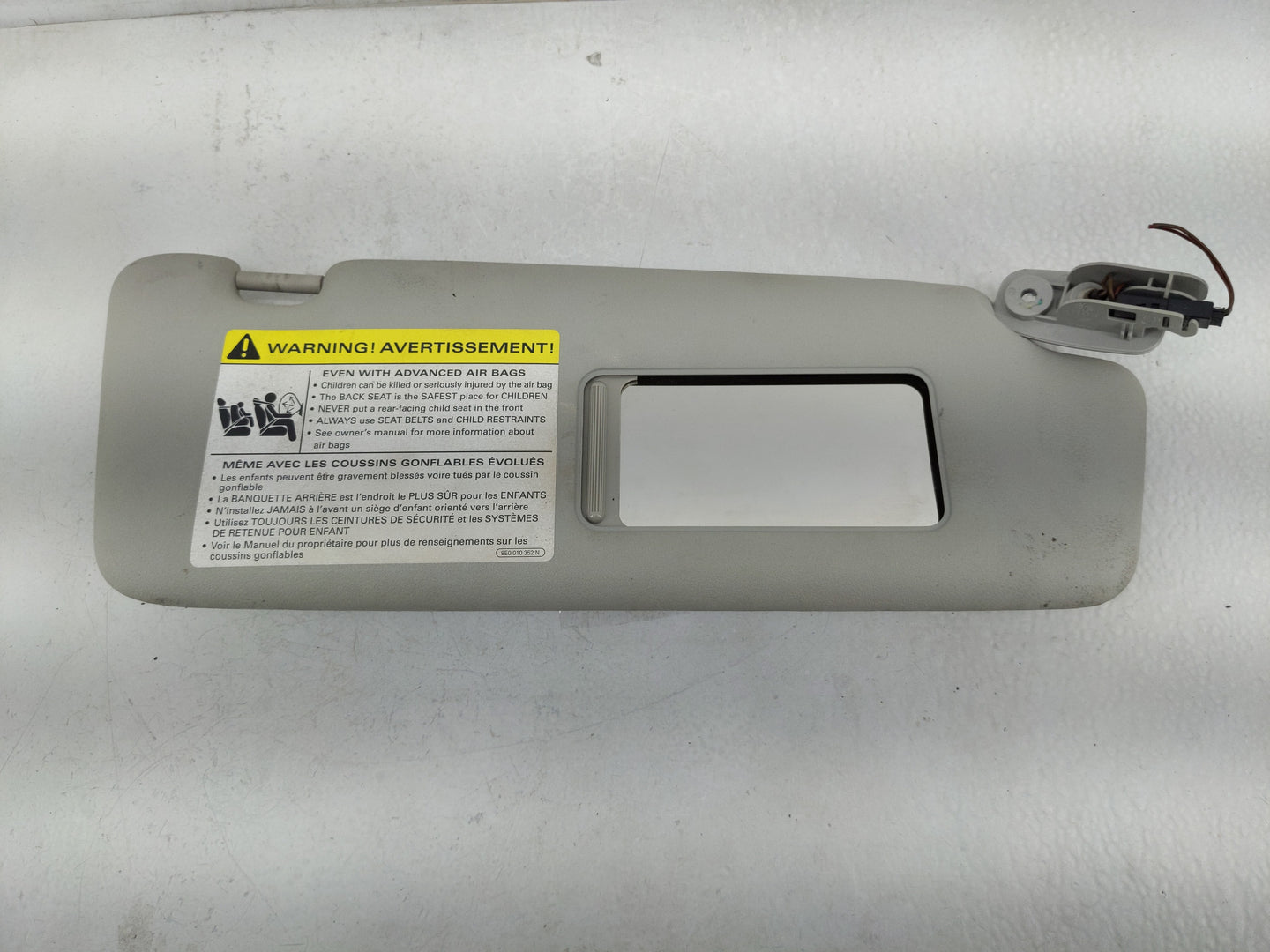 2002-2008 Audi A4 Sun Visor Shade Replacement Passenger Right Mirror Fits Fits 2002 2003 2004 2005 2006 2007 2008 OEM Used A