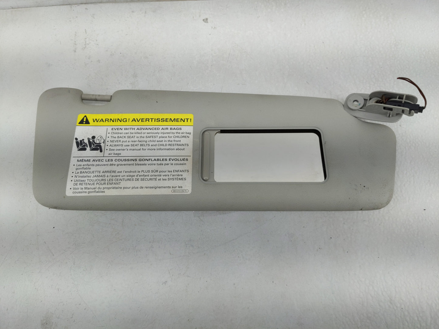 2002-2008 Audi A4 Sun Visor Shade Replacement Passenger Right Mirror Fits Fits 2002 2003 2004 2005 2006 2007 2008 OEM Used A