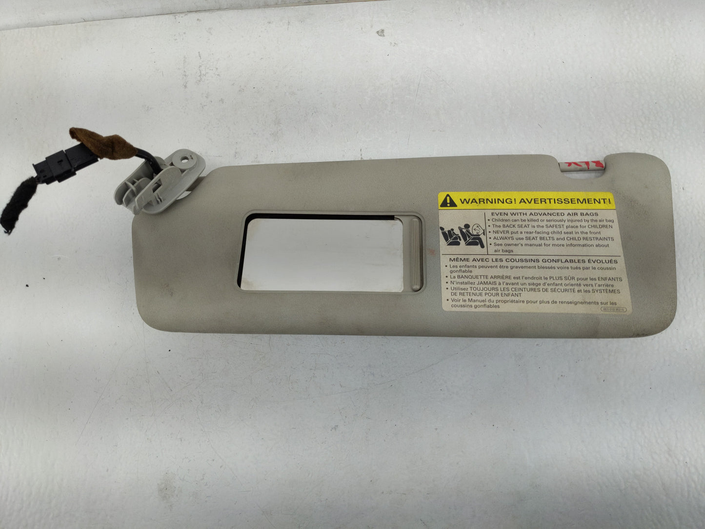 2002-2008 Audi A4 Sun Visor Shade Replacement Driver Left Mirror Fits Fits 2002 2003 2004 2005 2006 2007 2008 OEM Used Auto 
