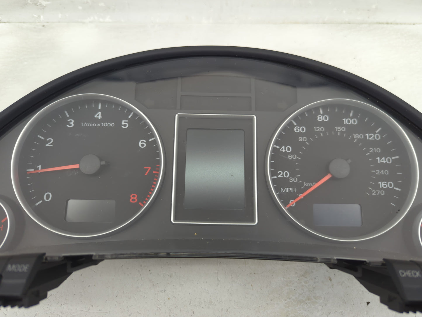 2005 Audi A4 Instrument Cluster Speedometer Gauges P/N:036 901 830 Fits OEM Used Auto Parts - Oemusedautoparts1.com