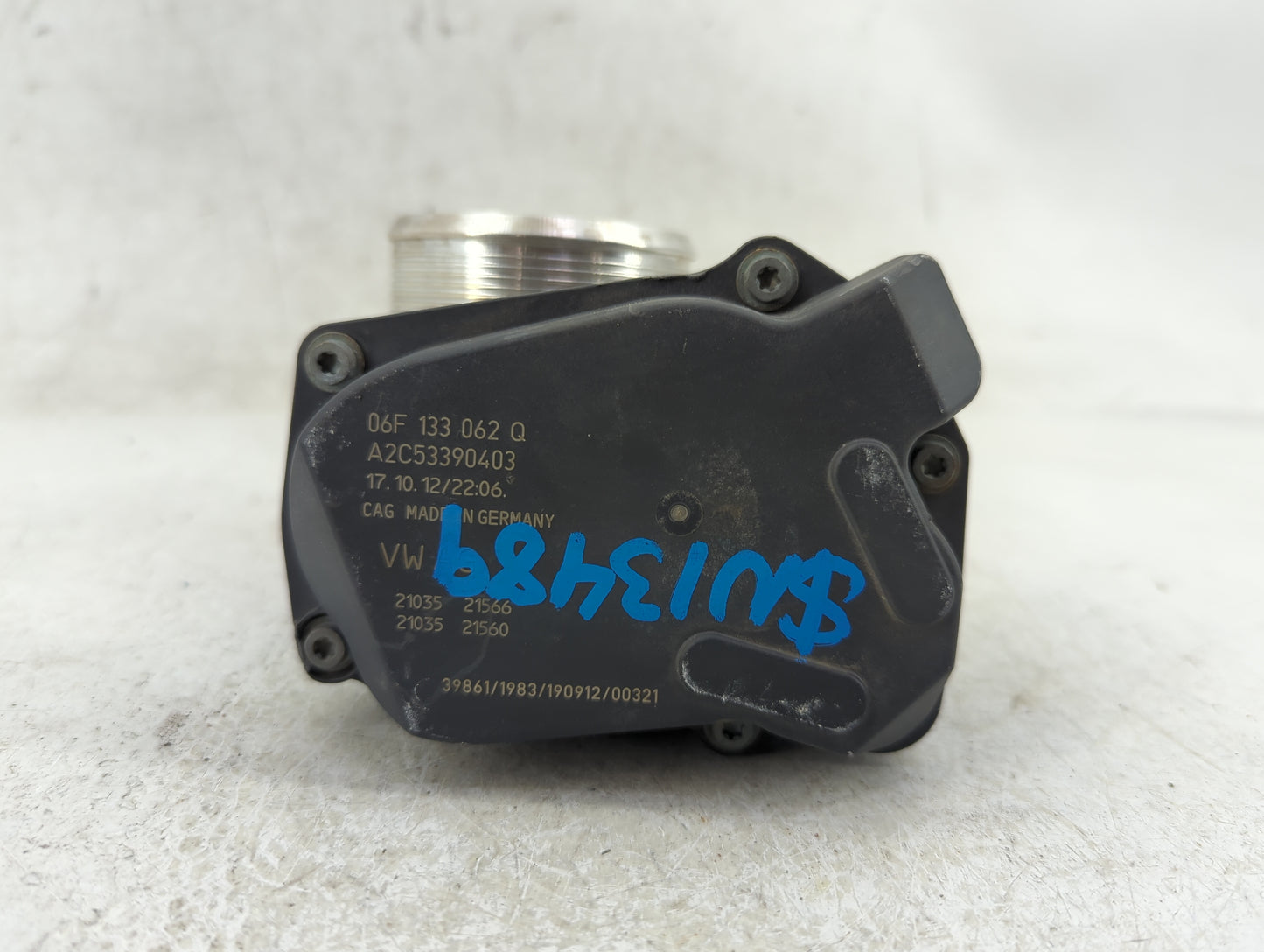 2005-2016 Audi A4 Throttle Body P/N:06F133062Q Fits OEM Used Auto Parts - Oemusedautoparts1.com