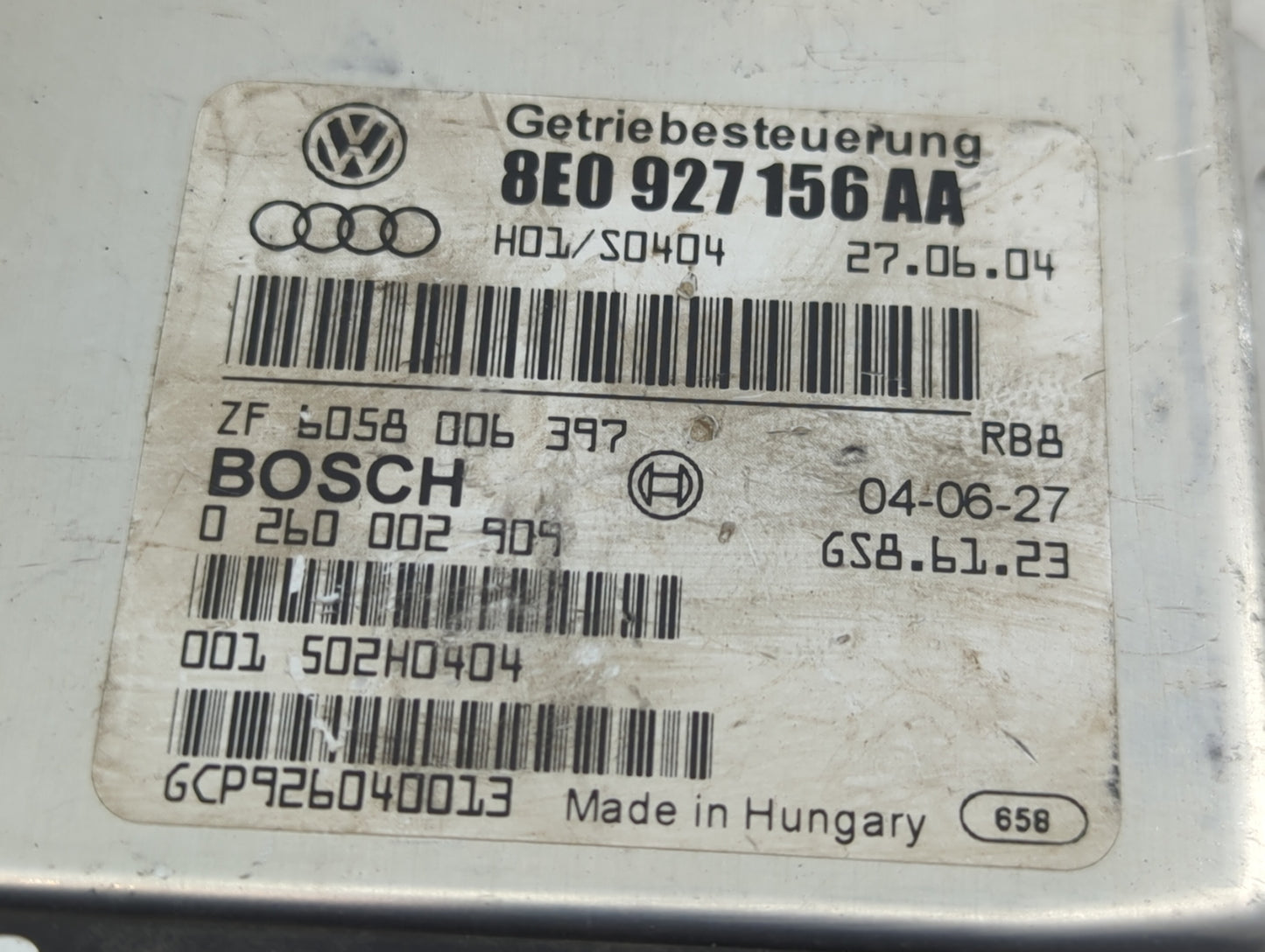 2005-2005 Audi A4 Transmission Control Module Tcu Tcm - Oemusedautoparts1.com