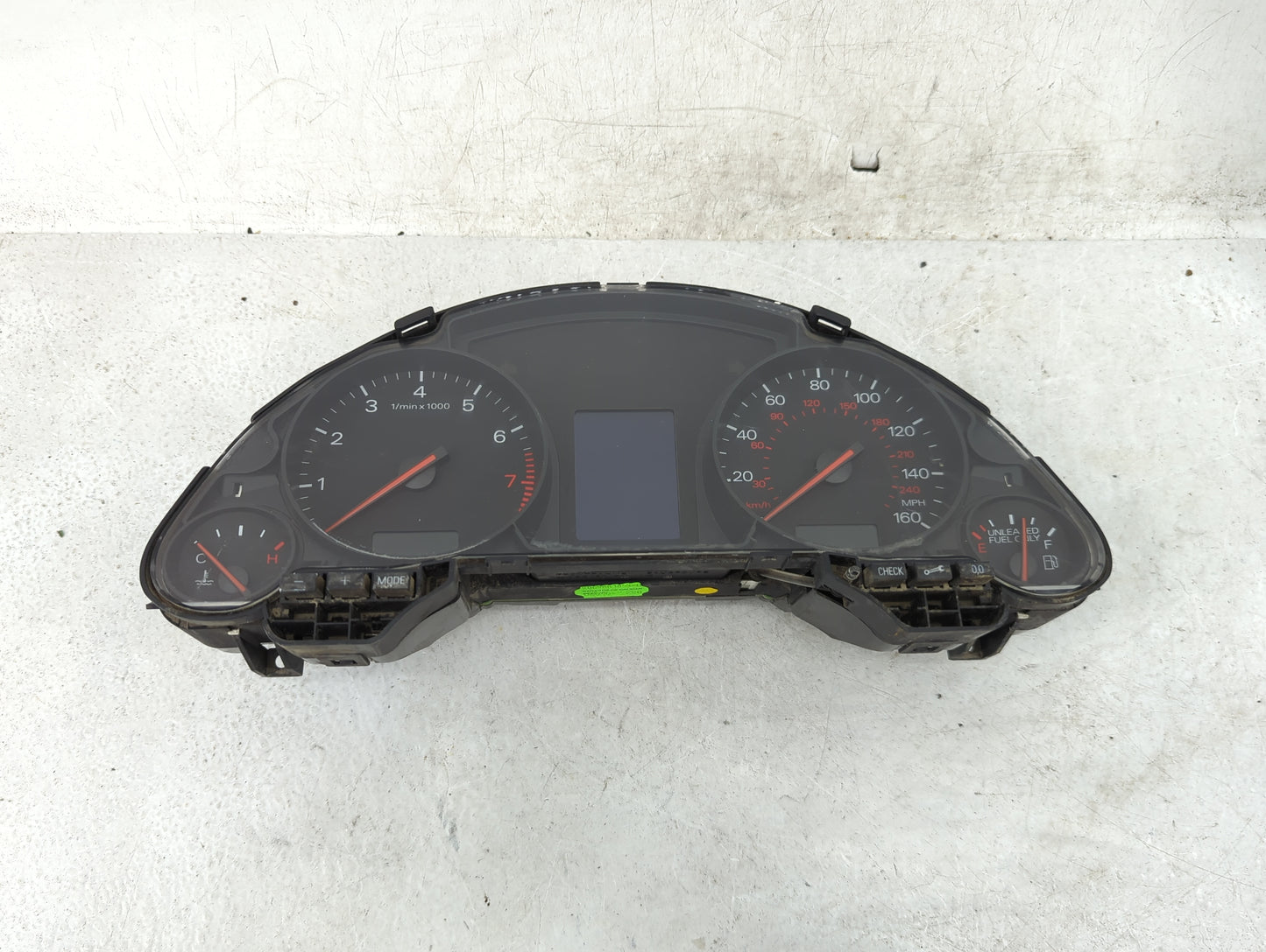 2003-2005 Audi A4 Instrument Cluster Speedometer Gauges P/N:8E0920900E Fits Fits 2003 2004 2005 OEM Used Auto Parts - Oemuse