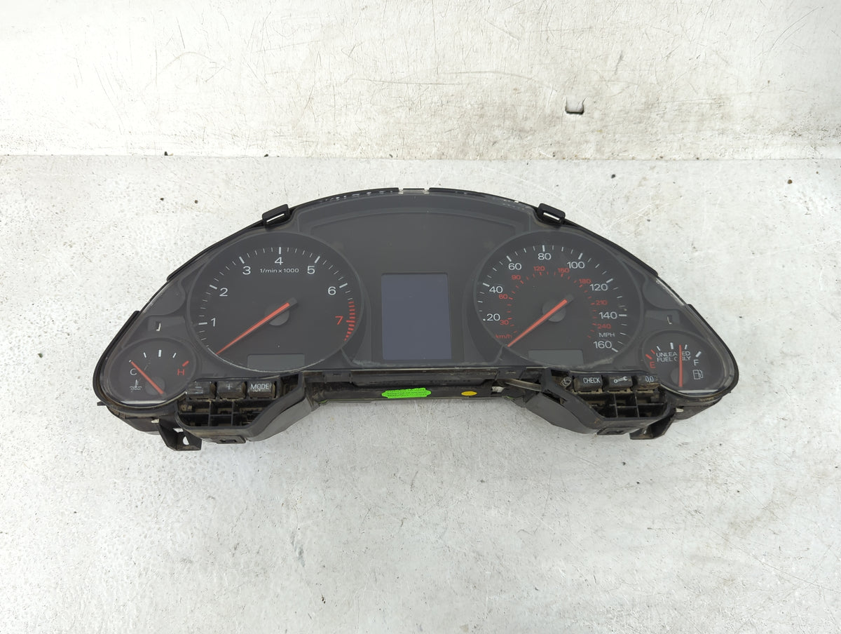 2003-2005 Audi A4 Instrument Cluster Speedometer Gauges P/N:1 036 902 643 8E0920900E Miles: Fits Fits 2003 2004 2005 OEM Use