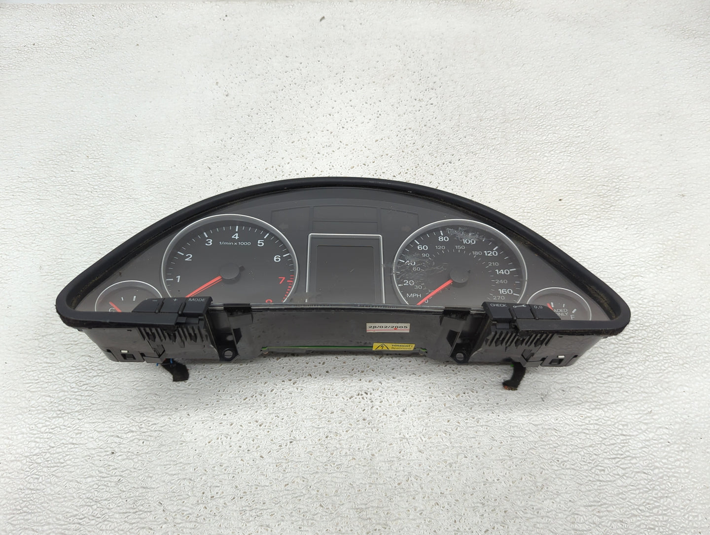 2005 Audi A4 Instrument Cluster Speedometer Gauges P/N:0263626186 Fits OEM Used Auto Parts - Oemusedautoparts1.com