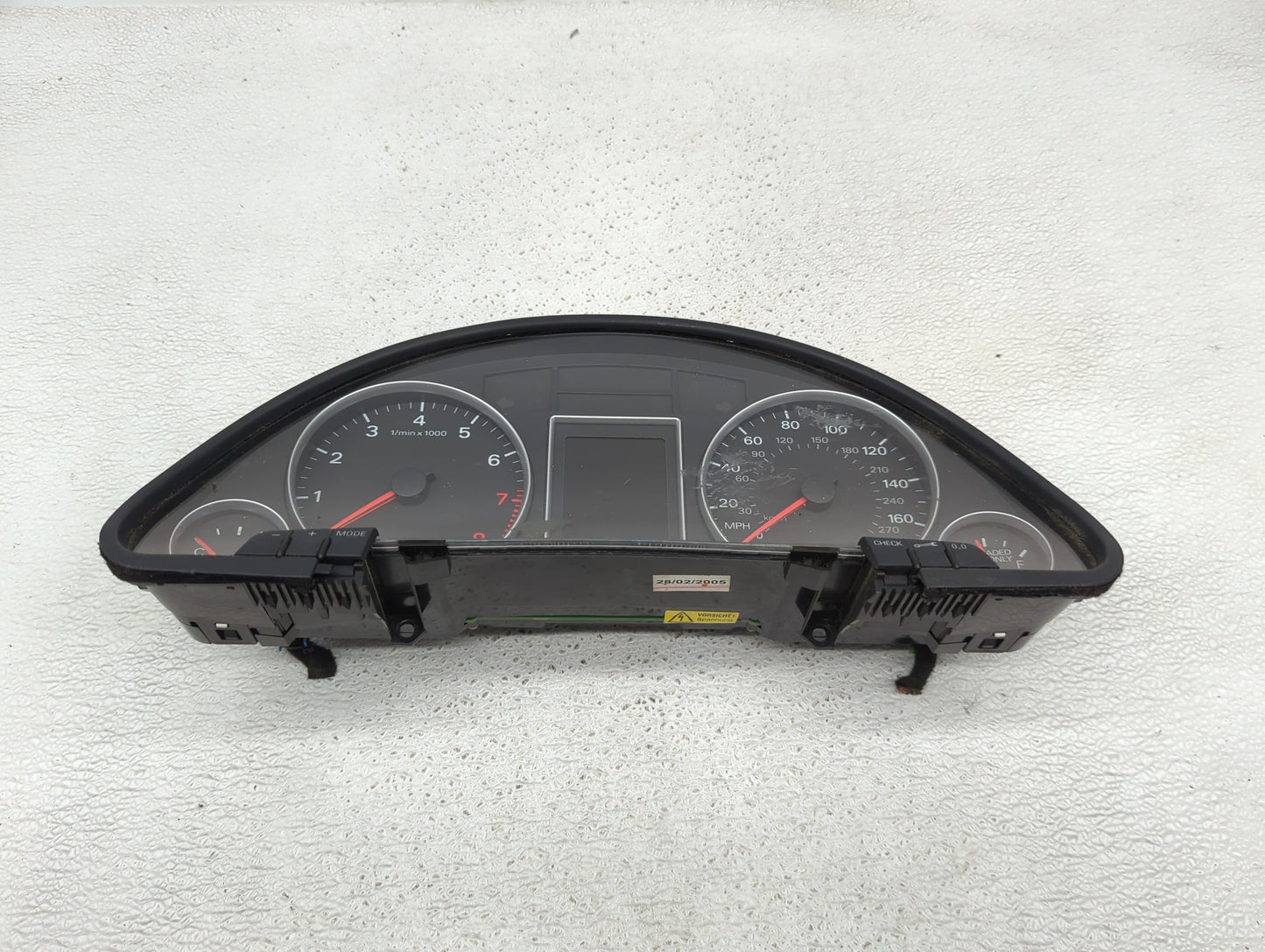 2005 Audi A4 Instrument Cluster Speedometer Gauges P/N:0263626186 Fits OEM Used Auto Parts - Oemusedautoparts1.com