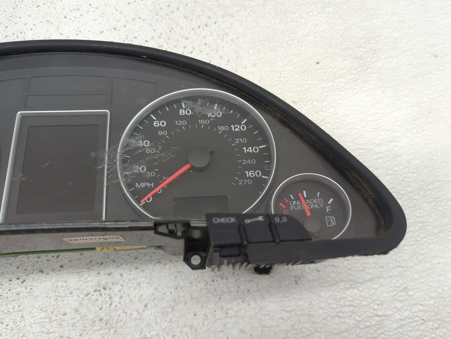 2005 Audi A4 Instrument Cluster Speedometer Gauges P/N:0263626186 Fits OEM Used Auto Parts - Oemusedautoparts1.com