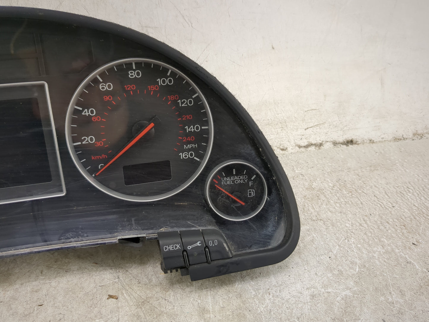 2004-2005 Audi A4 Instrument Cluster Speedometer Gauges P/N:1036904681 8E0920930A Miles:99K Fits Fits 2004 2005 OEM Used Aut