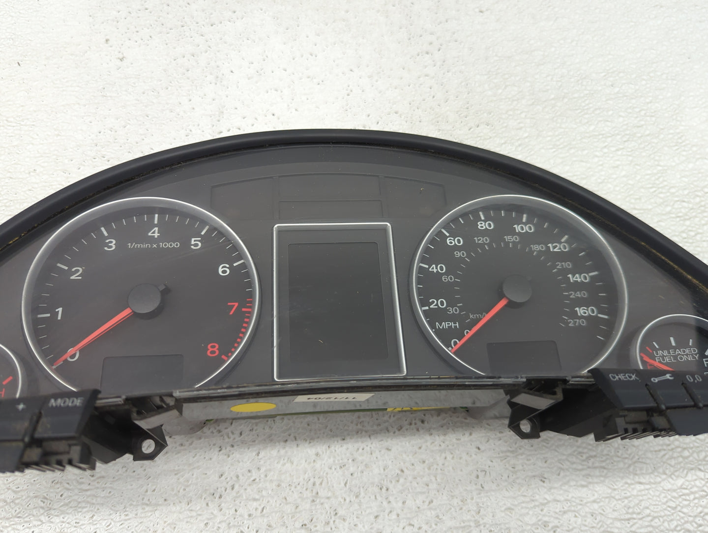 2005 Audi A4 Instrument Cluster Speedometer Gauges P/N:0263626186 Miles:143K Fits OEM Used Auto Parts - Oemusedautoparts1.co