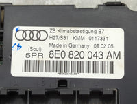 2002-2005 Audi A4 Climate Control Module Temperature AC/Heater Replacement P/N:8E0 820 043 AM Fits Fits 2002 2003 2004 2005 