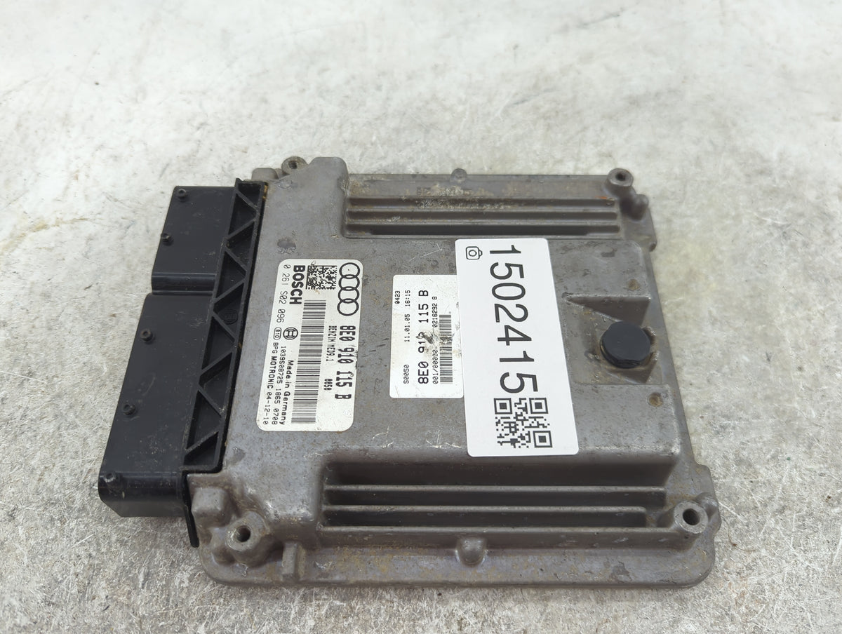 2005 Audi A4 PCM Engine Control Computer ECU ECM PCU OEM P/N:8E0910115B 0261S02096, 8E0907115B, 1039S08725 Fits OEM Used Aut