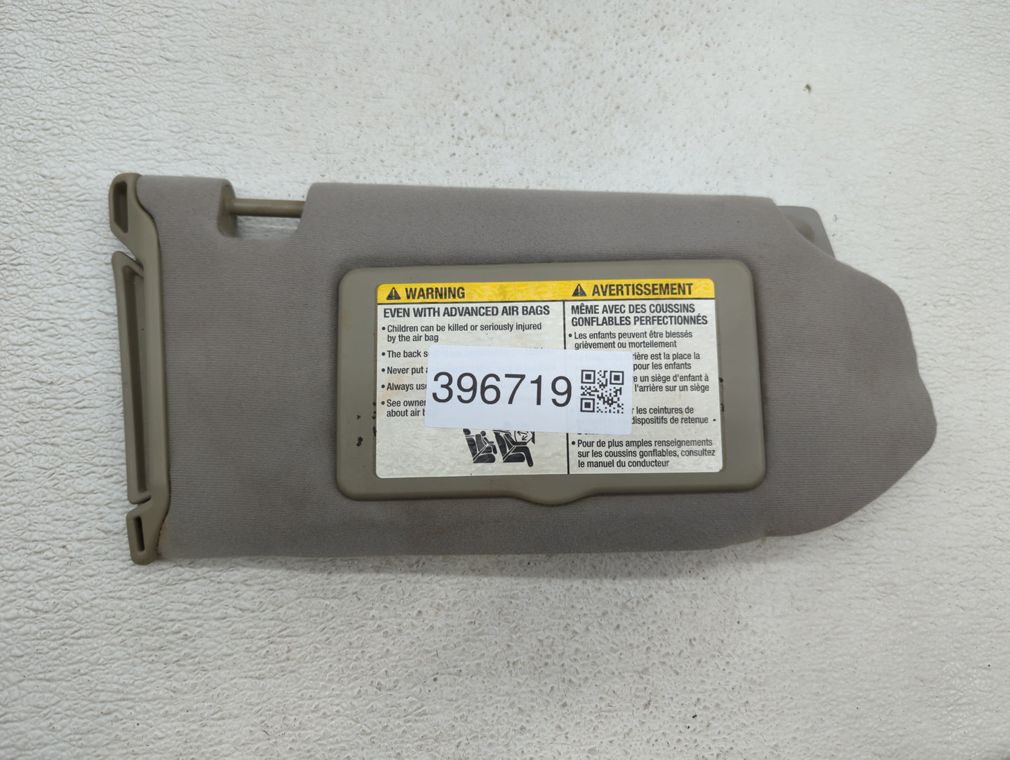 2003-2009 Audi A4 Sun Visor Shade Replacement Passenger Right Mirror Fits Fits 2003 2004 2005 2006 2007 2008 2009 OEM Used A