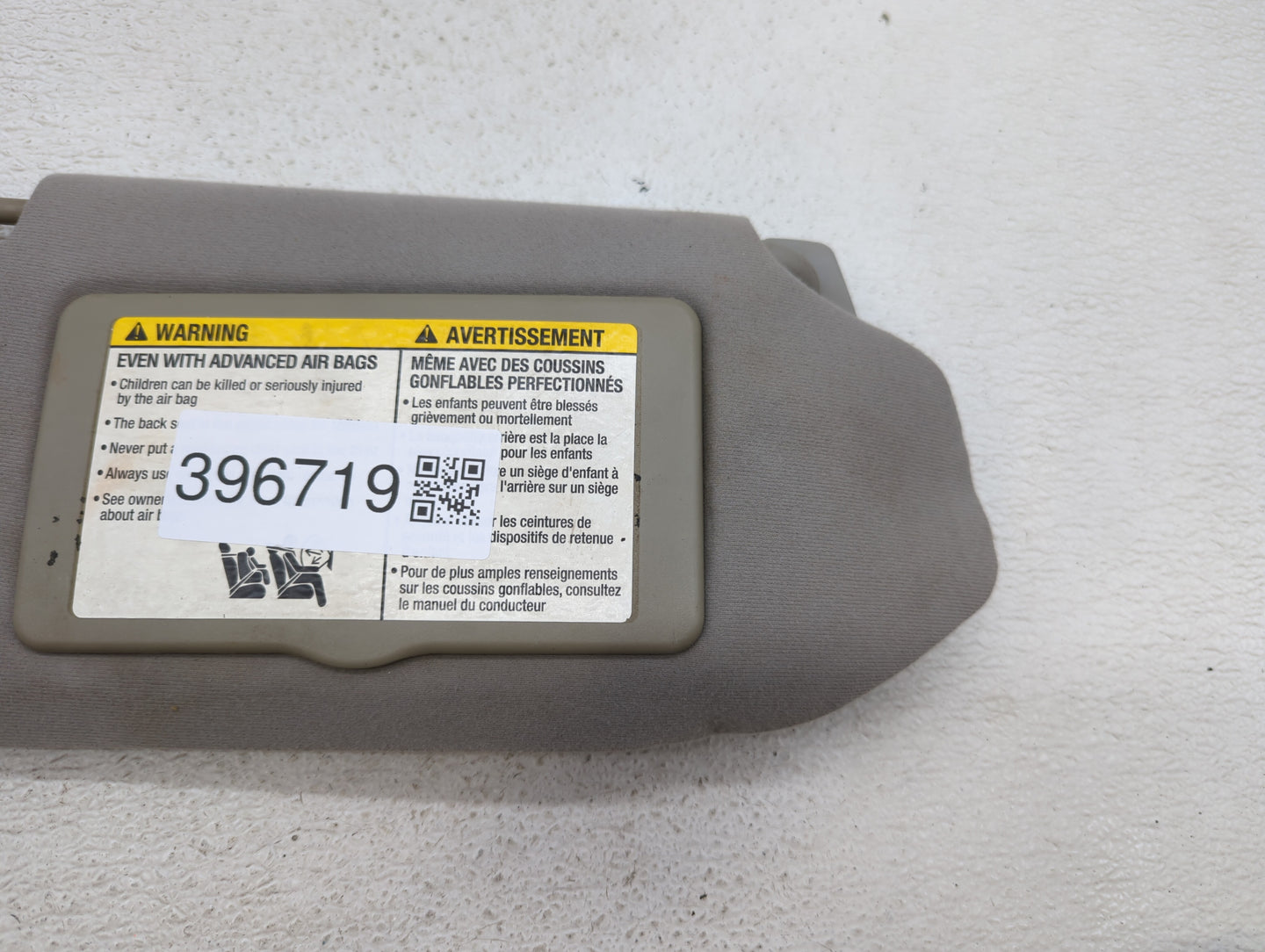 2003-2009 Audi A4 Sun Visor Shade Replacement Passenger Right Mirror Fits Fits 2003 2004 2005 2006 2007 2008 2009 OEM Used A
