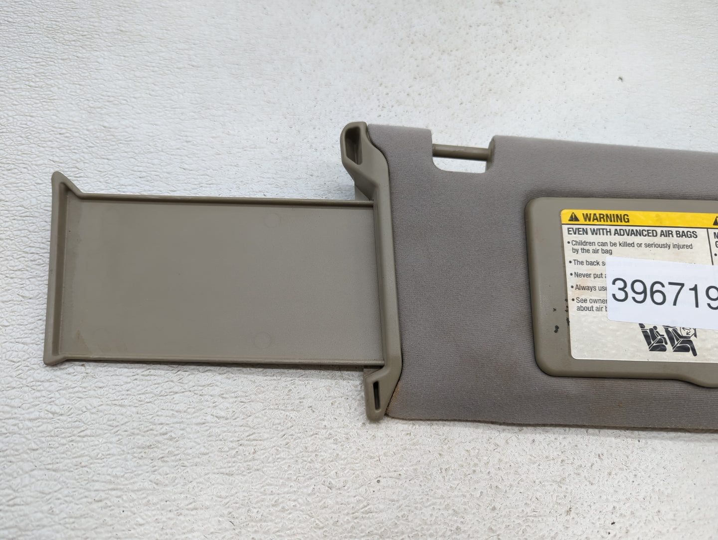 2003-2009 Audi A4 Sun Visor Shade Replacement Passenger Right Mirror Fits Fits 2003 2004 2005 2006 2007 2008 2009 OEM Used A