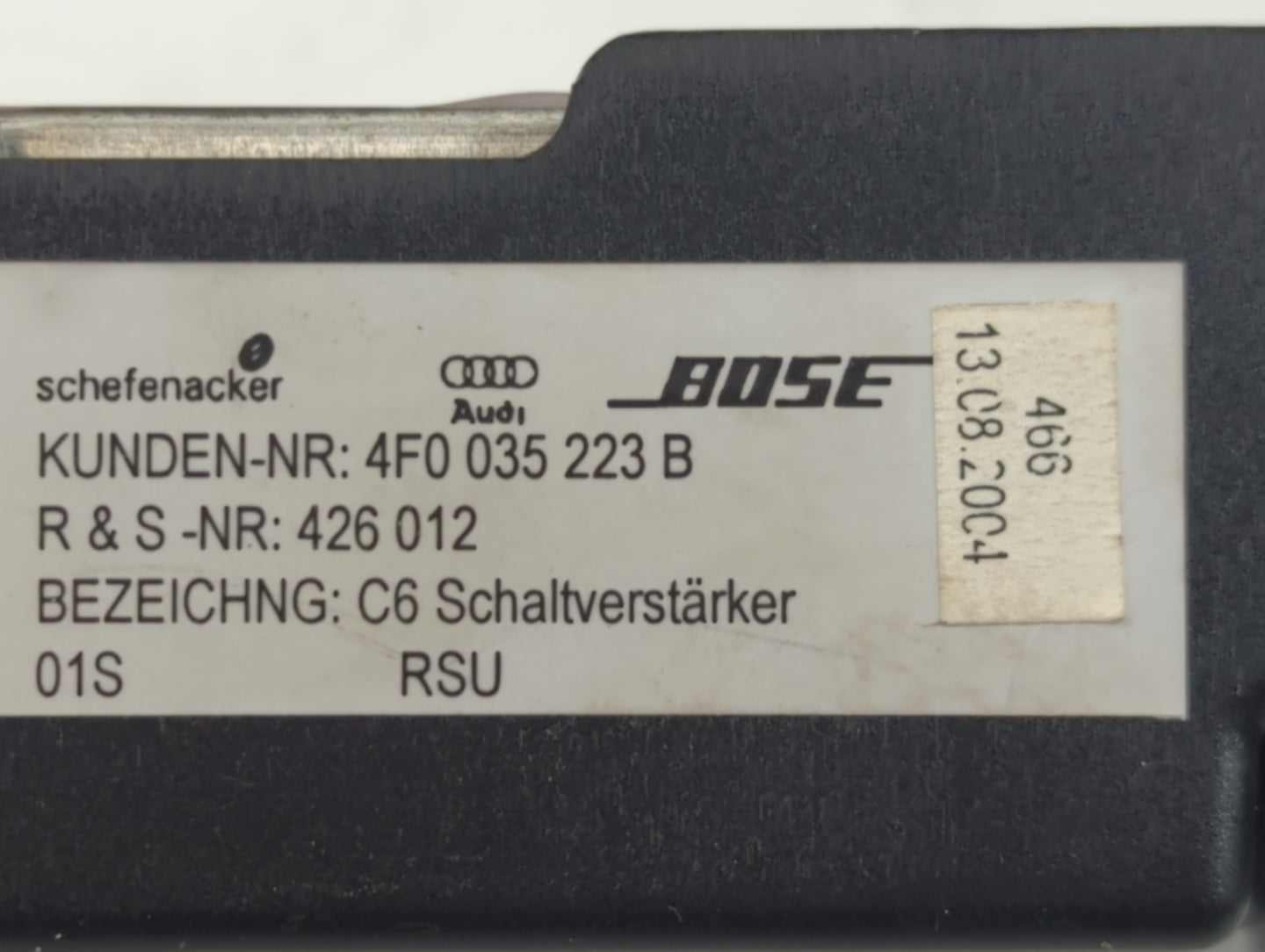 2005 Audi A6 Radio AM FM Cd Player Receiver Replacement Fits OEM Used Auto Parts - Oemusedautoparts1.com