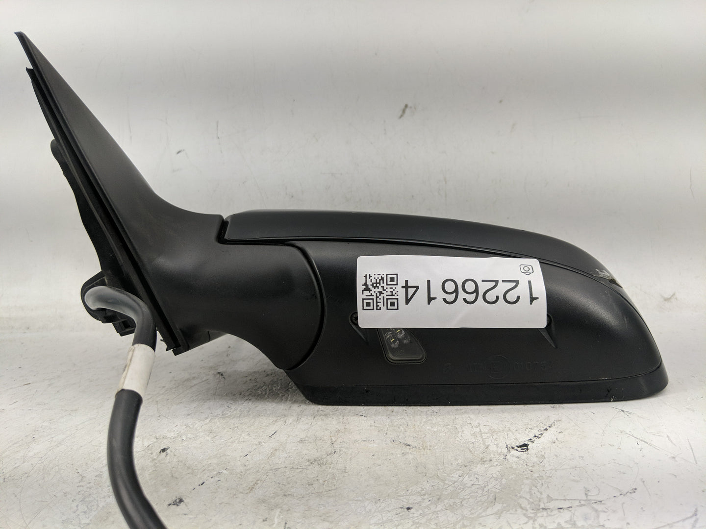 2005 Audi A6 Driver Left Side View Manual Door Mirror Black - Oemusedautoparts1.com