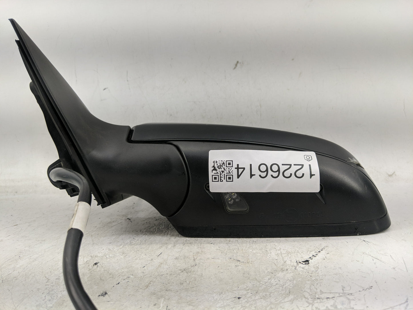 2005 Audi A6 Driver Left Side View Manual Door Mirror Black - Oemusedautoparts1.com