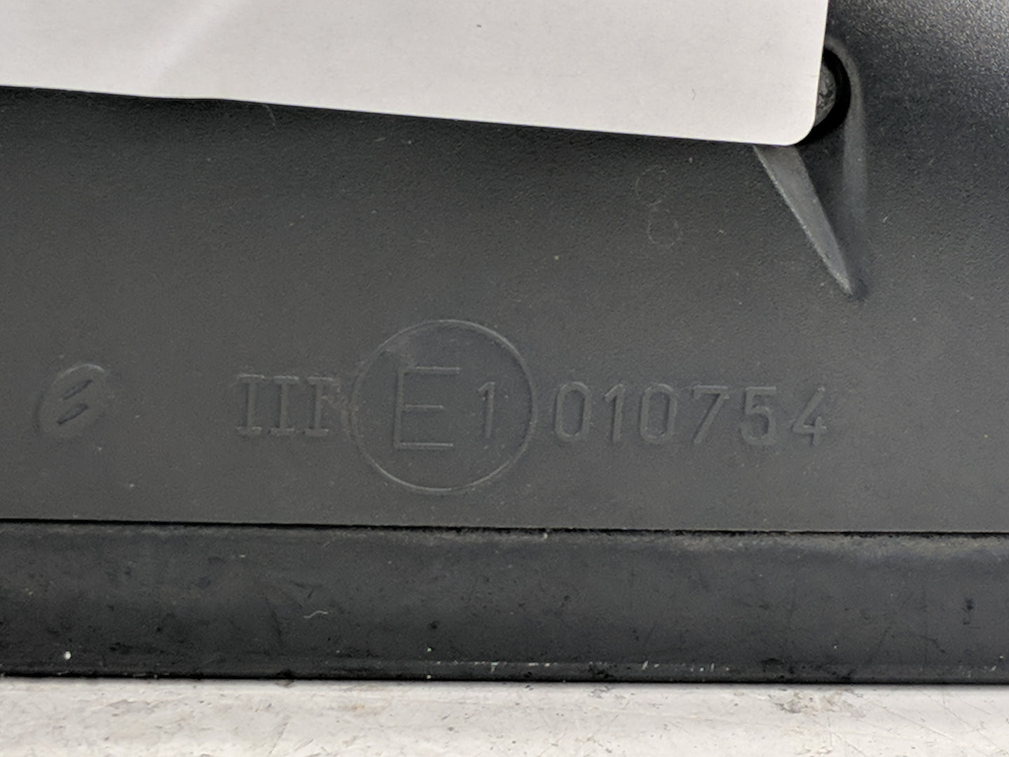 2005 Audi A6 Driver Left Side View Manual Door Mirror Black - Oemusedautoparts1.com