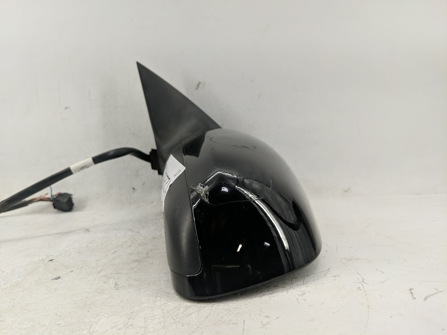 2005 Audi A6 Driver Left Side View Manual Door Mirror Black - Oemusedautoparts1.com