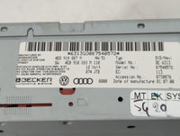2005 Audi A6 Radio AM FM Cd Player Receiver Replacement P/N:4E0 919 887 M Fits OEM Used Auto Parts - Oemusedautoparts1.com