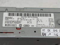 2005 Audi A6 Radio AM FM Cd Player Receiver Replacement P/N:4E0 919 887 C 6378BK057516112 Fits OEM Used Auto Parts - Oemused