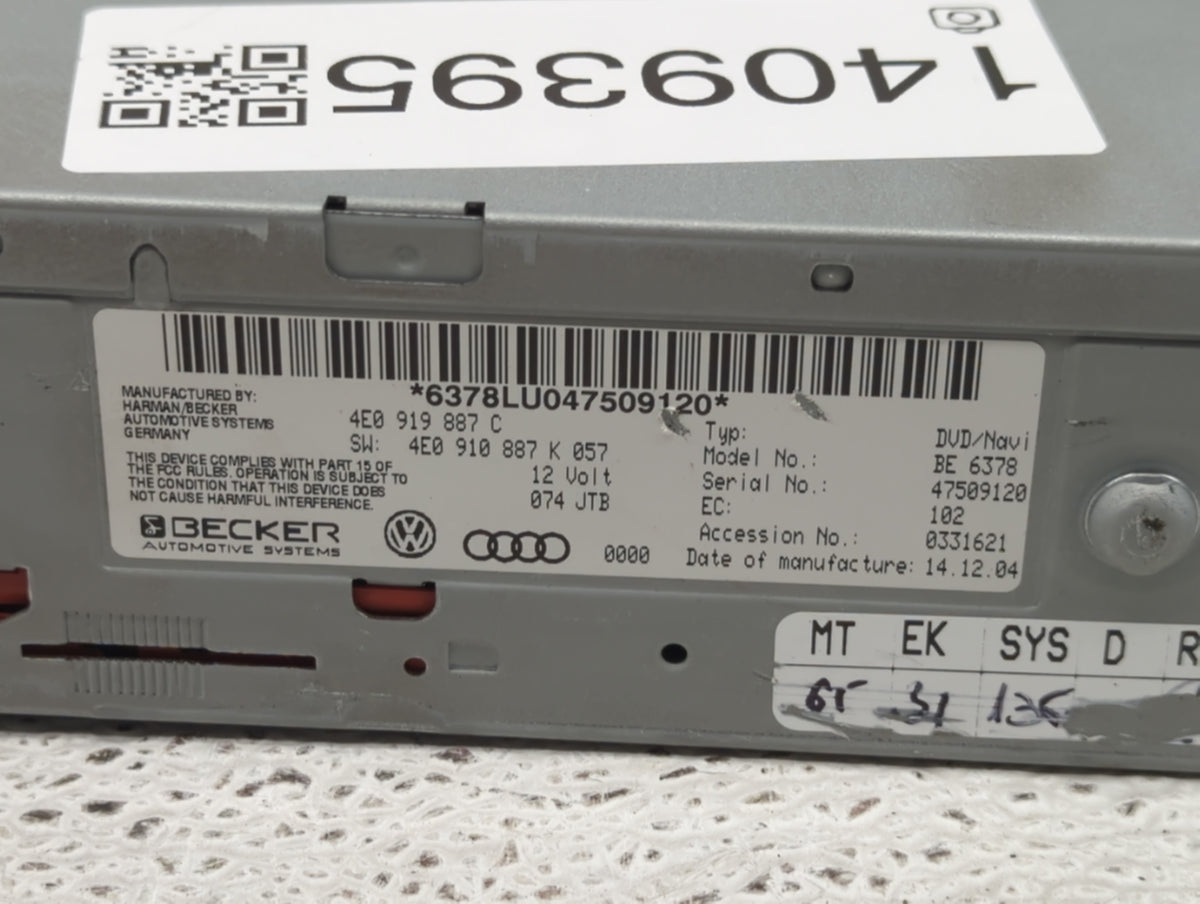 2005-2009 Audi A6 Information Display Screen - Oemusedautoparts1.com