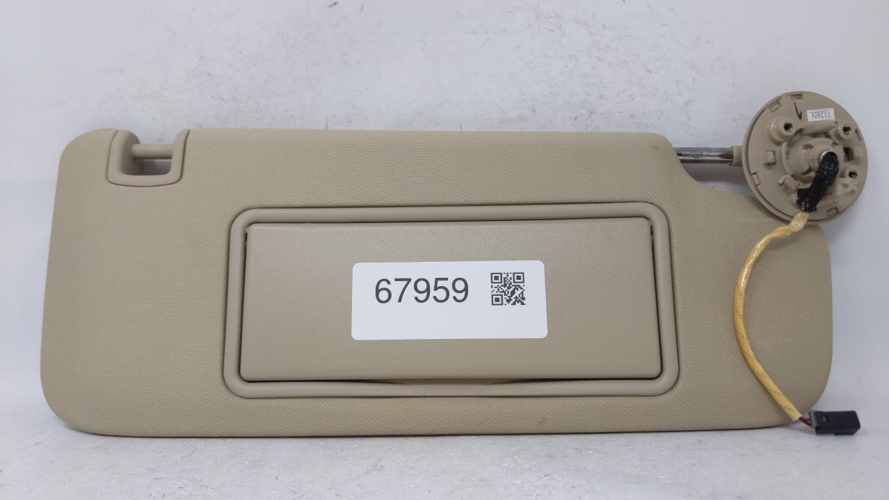 2005 Audi A6 Sun Visor Shade Replacement Passenger Right Mirror Fits OEM Used Auto Parts - Oemusedautoparts1.com