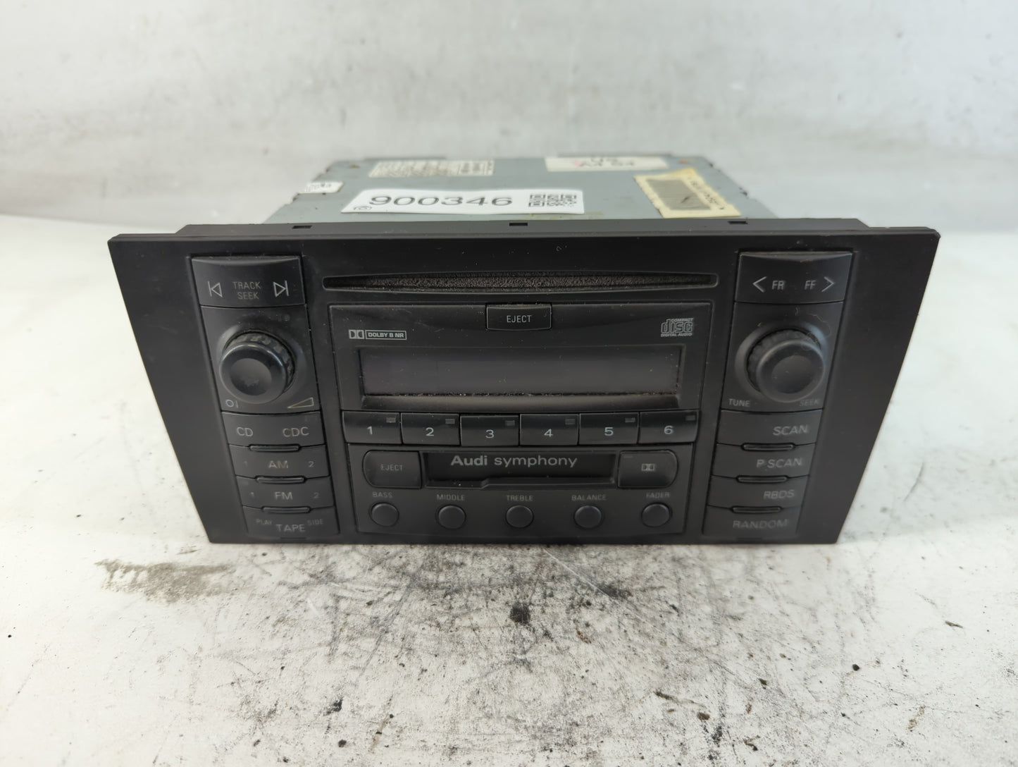 2005-2011 Audi A6 Radio AM FM Cd Player Receiver Replacement P/N:8D0 035 195 A Fits Fits 2005 2006 2007 2008 2009 2010 2011 