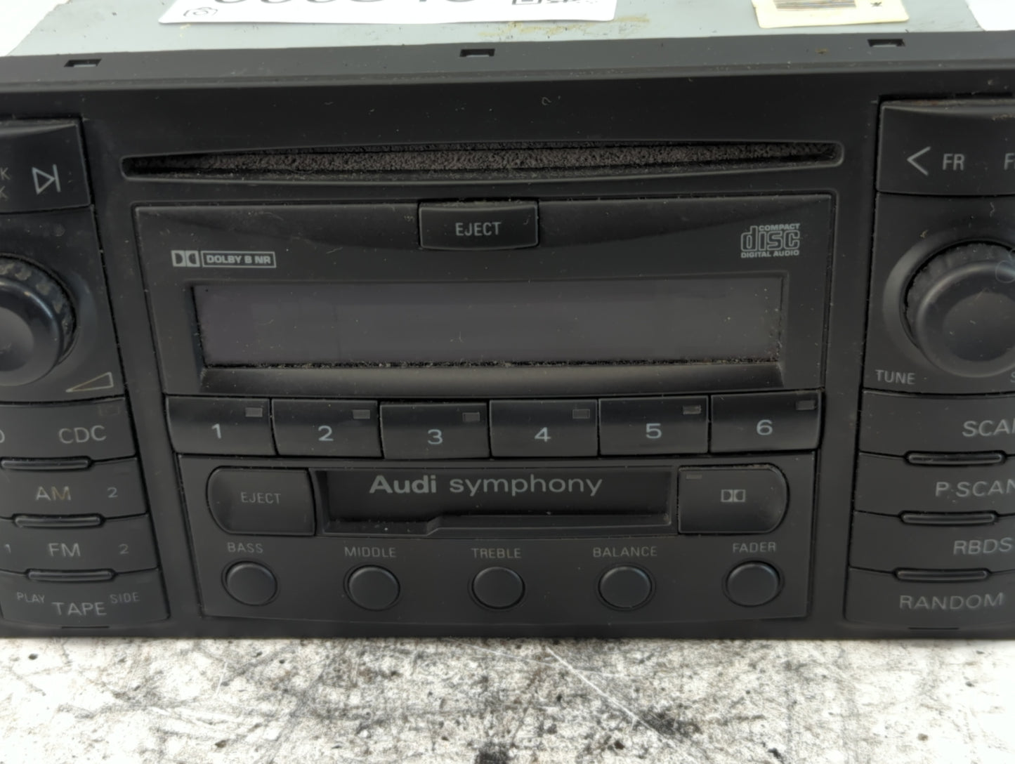 2005-2011 Audi A6 Radio AM FM Cd Player Receiver Replacement P/N:8D0 035 195 A Fits Fits 2005 2006 2007 2008 2009 2010 2011 