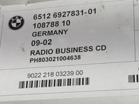 2005 Bmw 323i Radio AM FM Cd Player Receiver Replacement P/N:6512 6927831-01 6512692783101, 10878810, PH803021004638 Fits OE