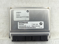 2005 Bmw 325xi PCM Engine Control Computer ECU ECM PCU OEM P/N:7545150 Fits Fits 2003 2004 OEM Used Auto Parts - Oemusedauto