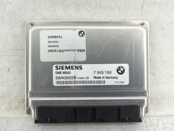compare product 2005 Bmw 325xi PCM Engine Control Computer ECU ECM PCU OEM P/N:7545150 Fits Fits 2003 2004 OEM Used Auto Parts
