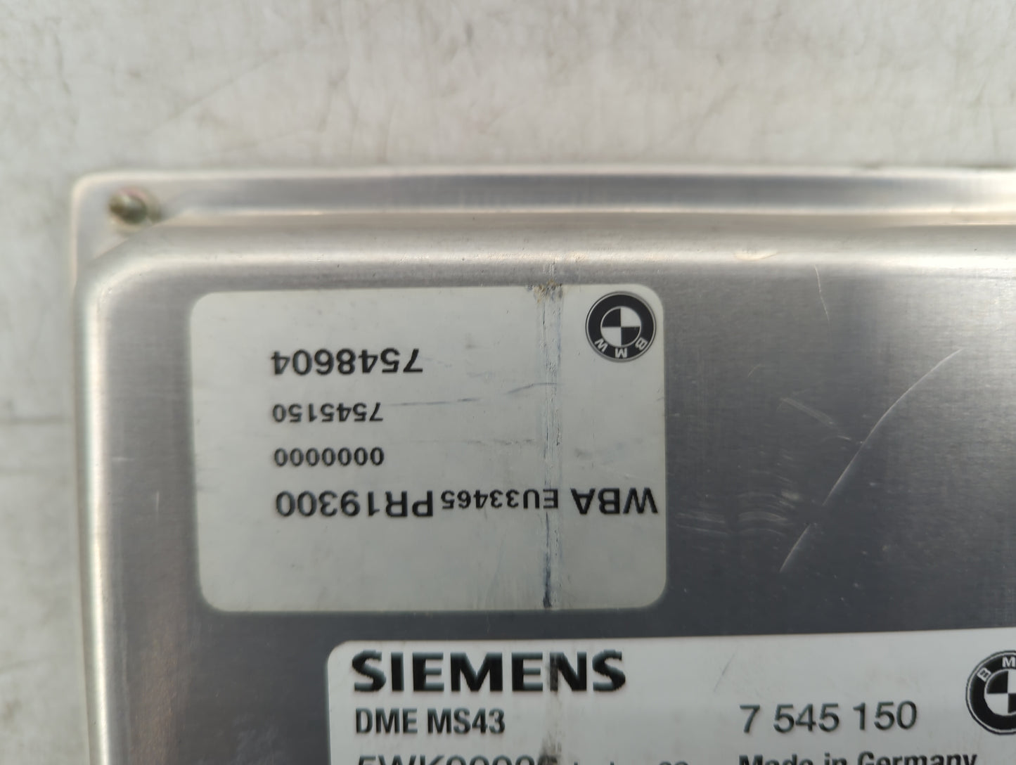 2005 Bmw 325xi PCM Engine Control Computer ECU ECM PCU OEM P/N:7545150 Fits Fits 2003 2004 OEM Used Auto Parts - Oemusedauto