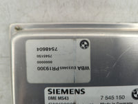 2005 Bmw 325xi PCM Engine Control Computer ECU ECM PCU OEM P/N:7545150 Fits Fits 2003 2004 OEM Used Auto Parts - Oemusedauto