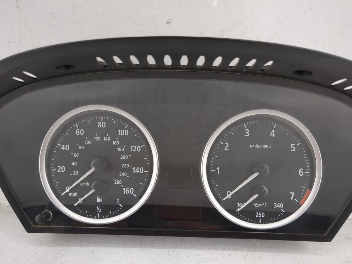 2004-2005 Bmw 645 Instrument Cluster Speedometer Gauges P/N:62.11-6 958 612 110.080.213/383 Miles: Fits Fits 2004 2005 OEM U