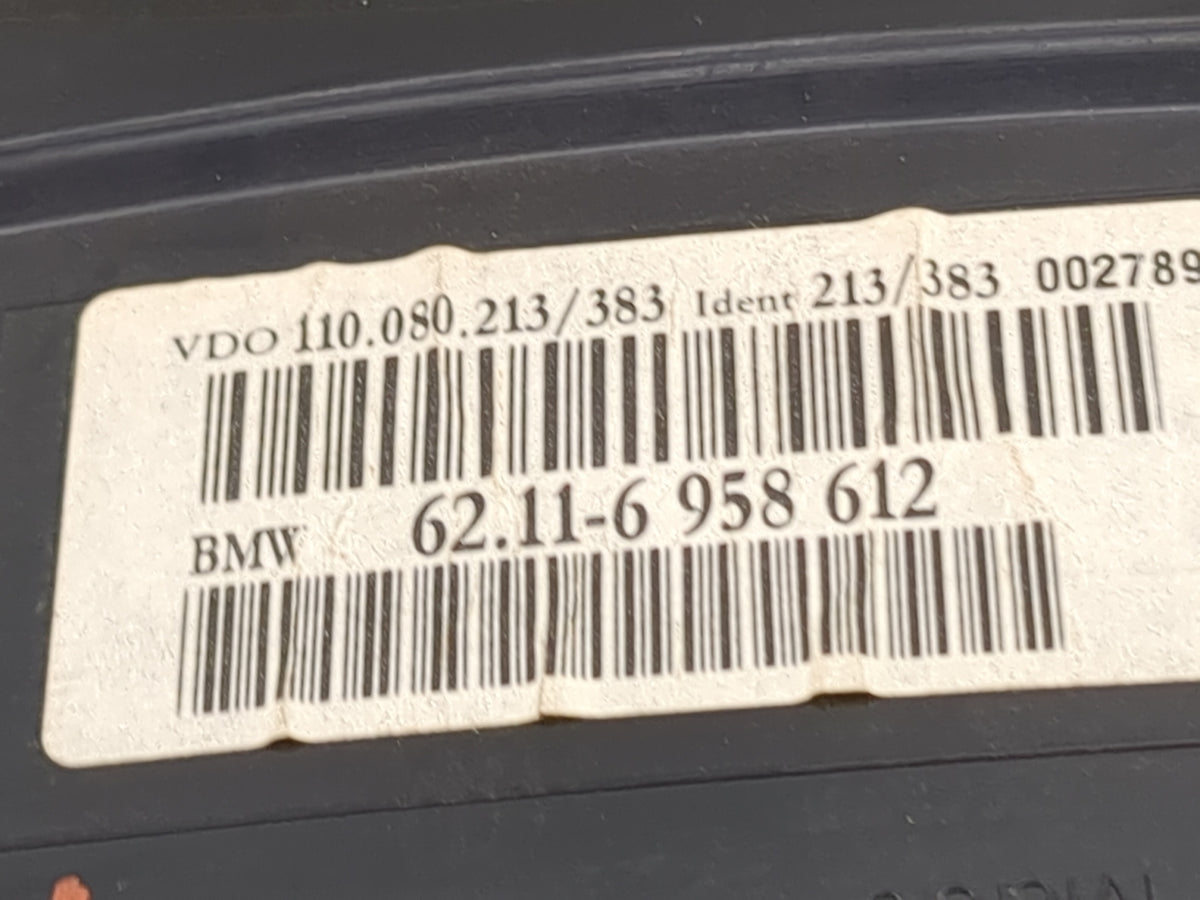 2004-2005 Bmw 645 Instrument Cluster Speedometer Gauges P/N:62.11-6 958 612 110.080.213/383 Miles: Fits Fits 2004 2005 OEM U