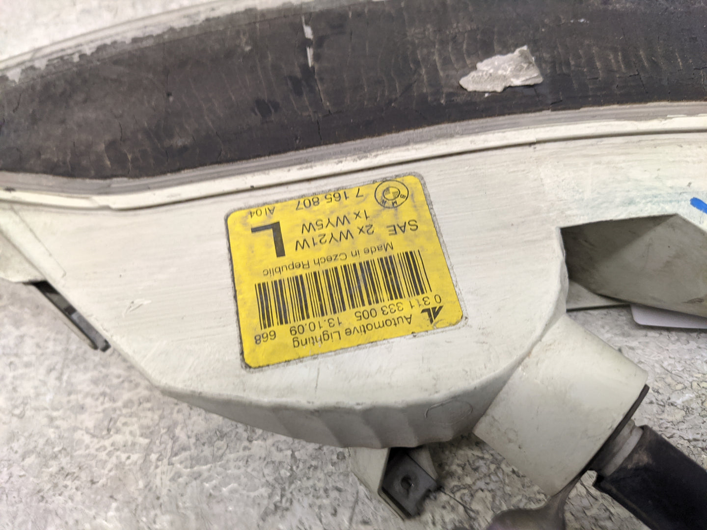 2004-2005 Bmw 645ci Driver Left Oem Front Light Lamp - Oemusedautoparts1.com