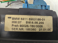 2002-2005 Bmw 745i Climate Control Module Temperature AC/Heater Replacement P/N:64116953186-01 90025-160/0005 Fits OEM Used 