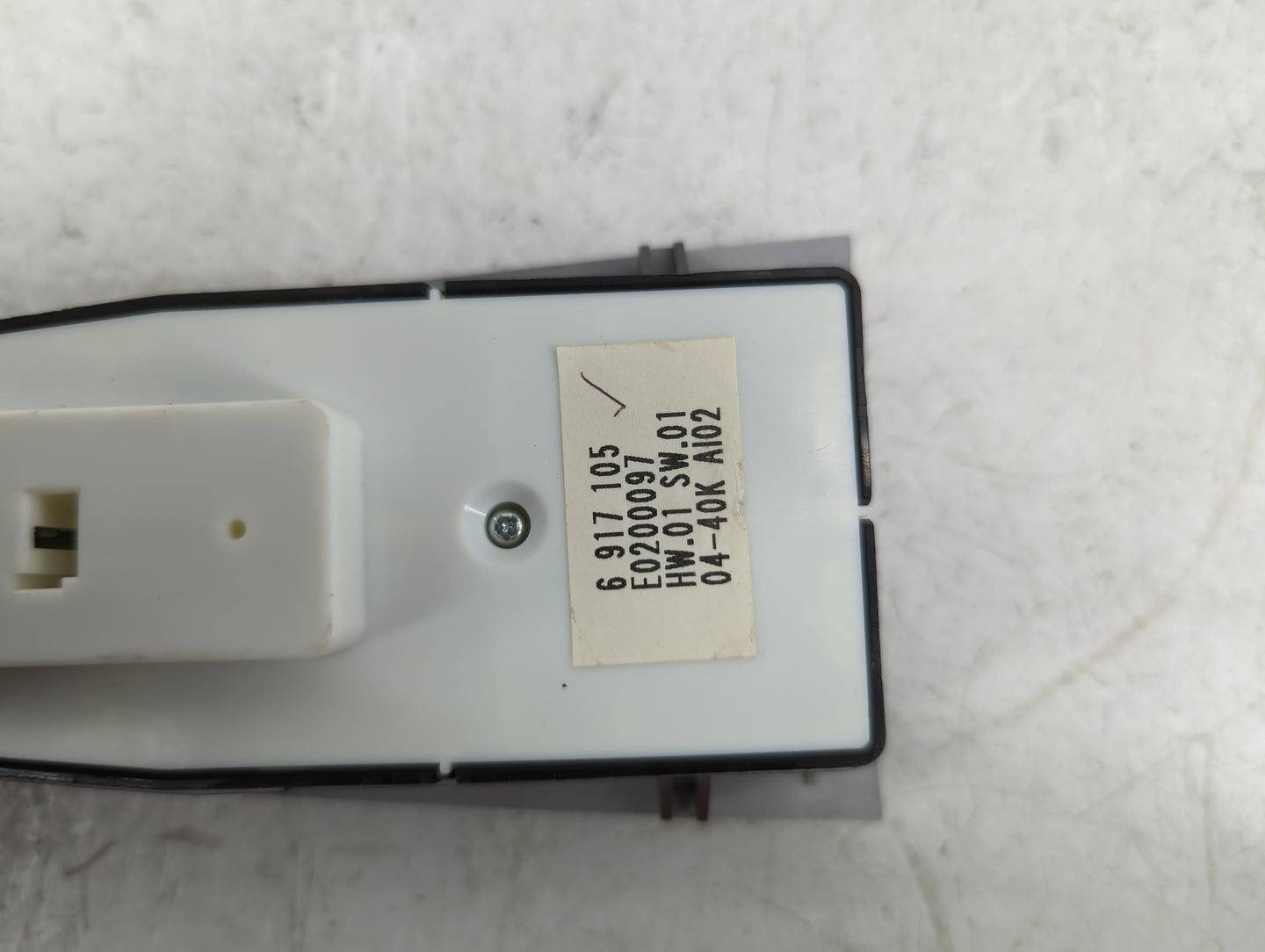 2002-2005 Bmw 745i Master Power Window Switch Replacement Driver Side Left Fits Fits 2002 2003 2004 2005 OEM Used Auto Parts