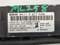 2005-2010 Bmw X3 Climate Control Module Temperature AC/Heater Replacement P/N:6411 3 417 446 Fits OEM Used Auto Parts - Oemu