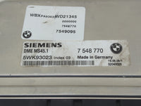 2004-2005 Bmw X3 PCM Engine Control Computer ECU ECM PCU OEM P/N:7 548 770 Fits Fits 2004 2005 OEM Used Auto Parts - Oemused