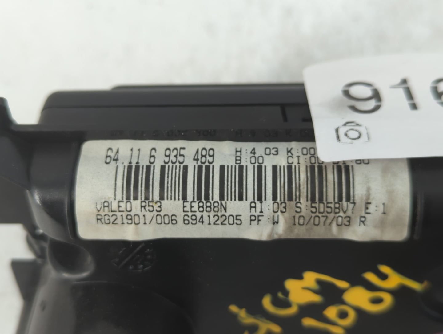 2004-2010 Bmw X3 Climate Control Module Temperature AC/Heater Replacement P/N:64 11 6 935 489 Fits OEM Used Auto Parts - Oem