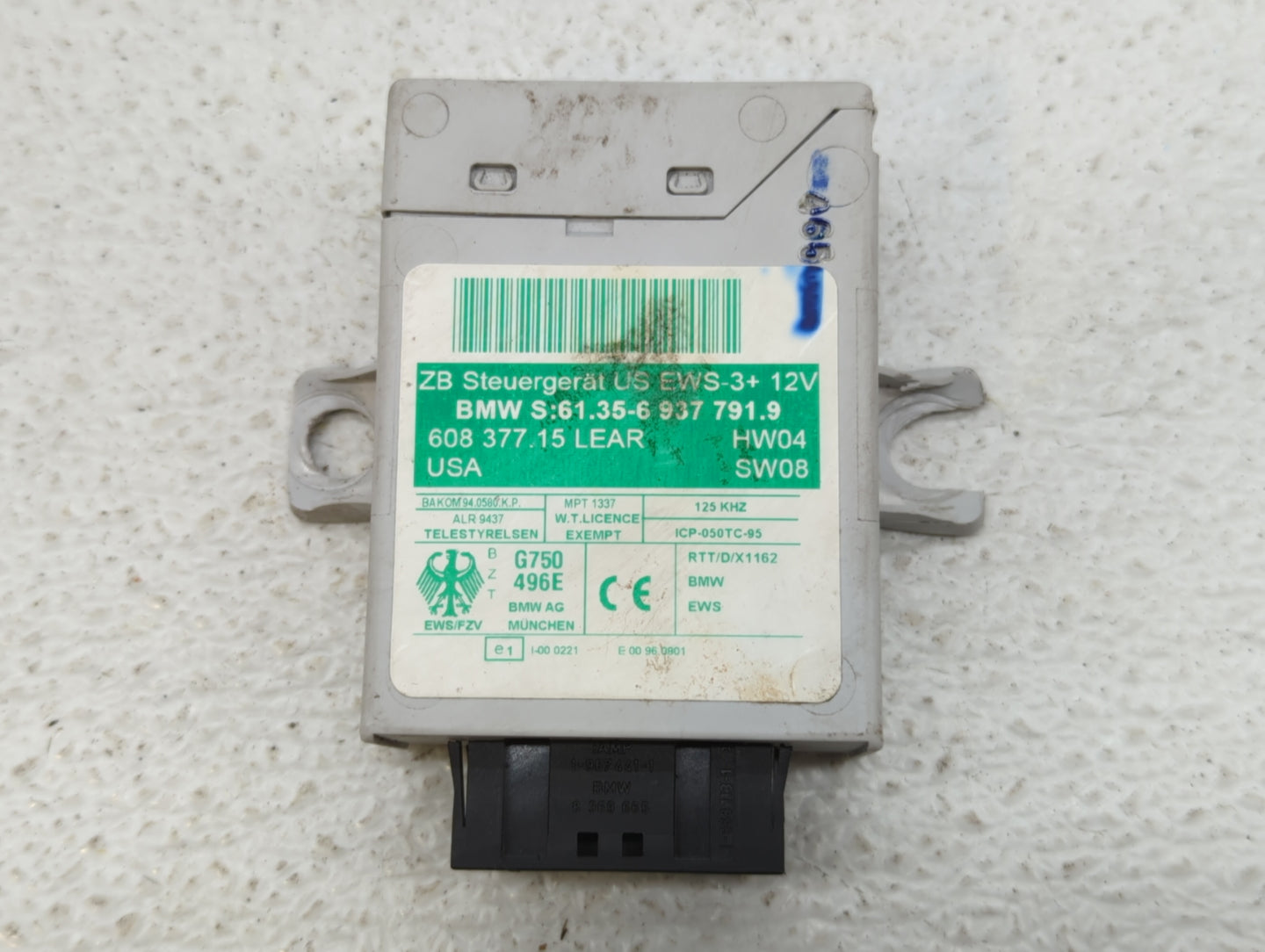 2005 Bmw X5 Chassis Control Module Ccm Bcm Body Control 61.35-6 937 791 - Oemusedautoparts1.com