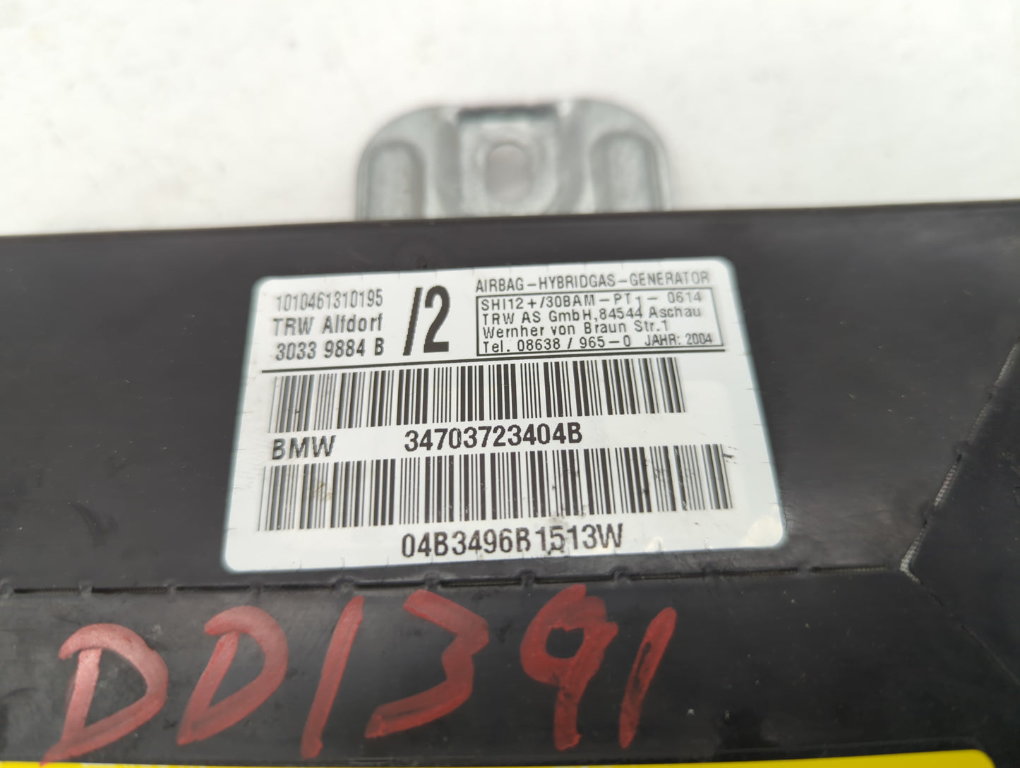 2001-2006 Bmw X5 Air Bag Passenger Right Dashboard Oem - Oemusedautoparts1.com