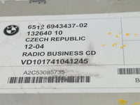 2005-2008 Bmw Z4 Radio AM FM Cd Player Receiver Replacement P/N:65126943437-02 A2C53085735 Fits Fits 2005 2006 2007 2008 200