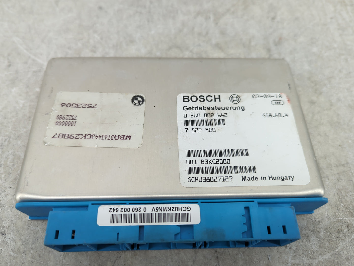 2003-2005 Bmw Z4 Transmission Control Module Tcu Tcm - Oemusedautoparts1.com
