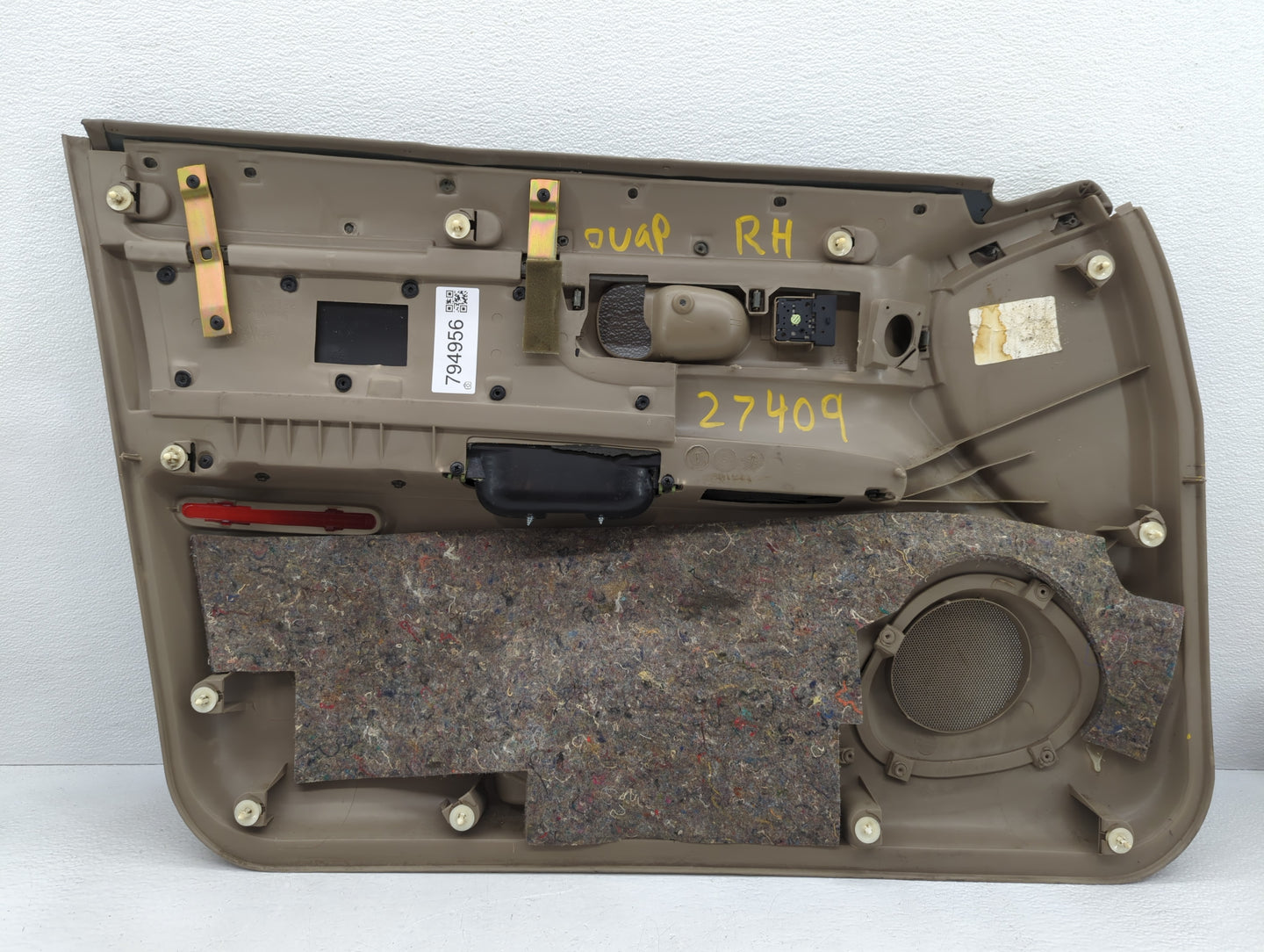 2005 Buick Century Rear Right Passenger Interior Door Panel Trim Beige - Oemusedautoparts1.com