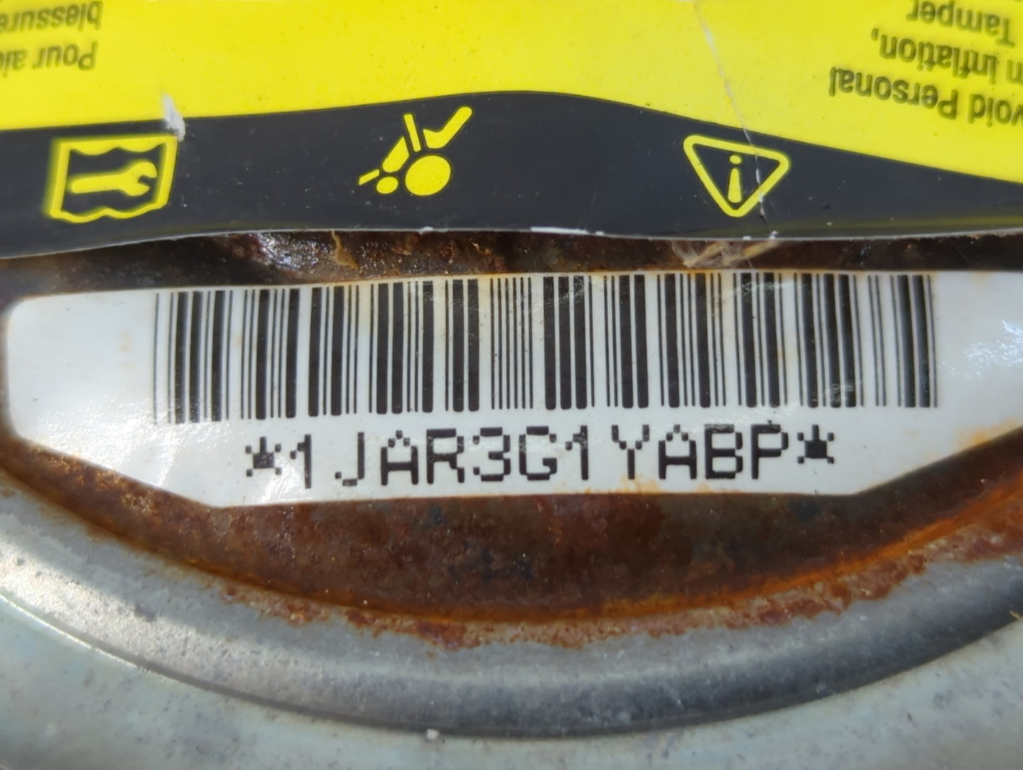 1999-2005 Buick Century Air Bag Driver Left Steering Wheel Mounted P/N:1JAR3G1YABA Fits Fits 1999 2000 2001 2002 2003 2004 2