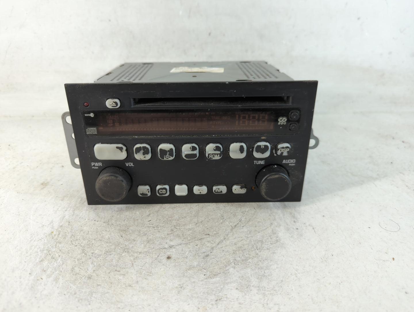 2004-2005 Buick Century Radio AM FM Cd Player Receiver Replacement P/N:10346985 Fits Fits 2004 2005 2006 2007 OEM Used Auto 