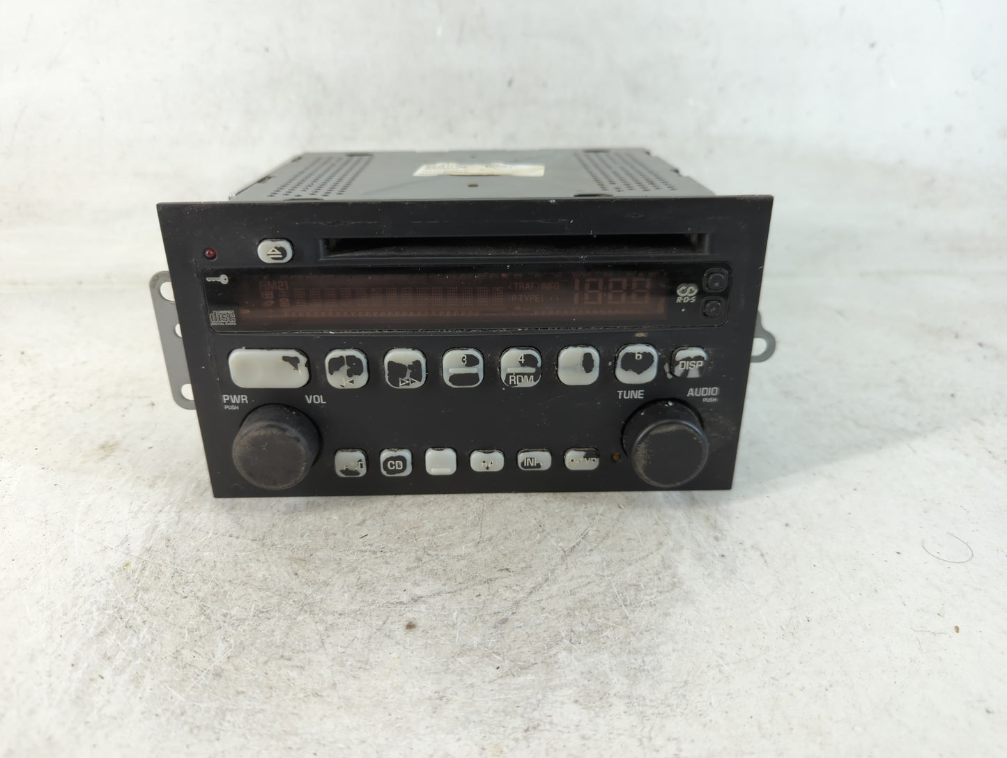 2004-2005 Buick Century Radio AM FM Cd Player Receiver Replacement P/N:10346985 Fits Fits 2004 2005 2006 2007 OEM Used Auto 
